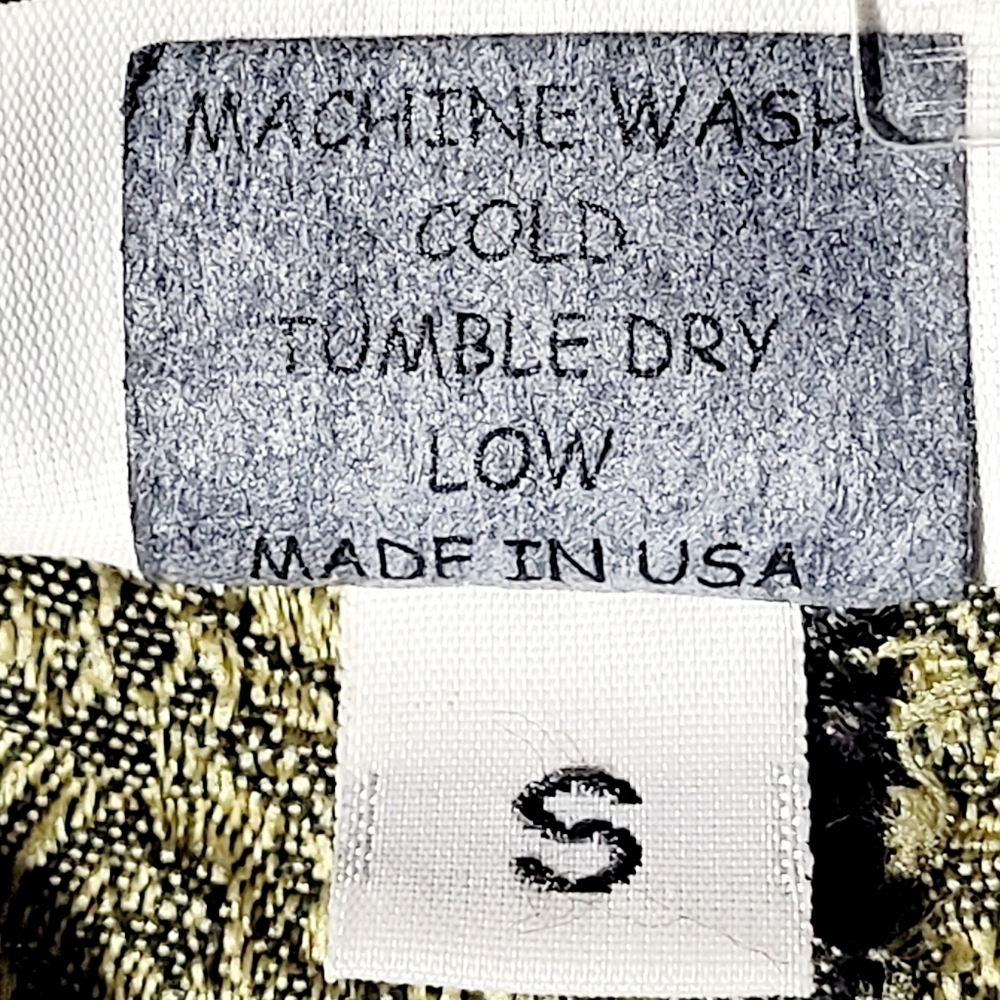 Habitat Silky Sage Paisley Patchwork Pants Made in USA (S) - Picture 5 of 8